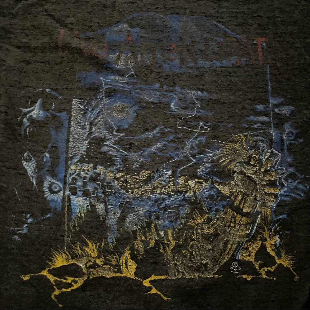 RARE Vintage 1985 Iron Maiden Live After Death Band Tour Shirt Distressed medium - Picture 7 of 9
